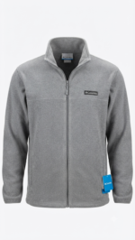 Casaca Polar Columbia Steens Mountain 2.0 para Hombre – Gris Claro Jaspeado - Imagen 3
