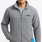 Casaca Polar Columbia Steens Mountain 2.0 para Hombre – Gris Claro Jaspeado