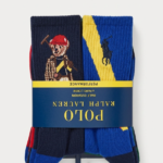 Set de 6 Medias Deportivas Polo Ralph Lauren Performance con Polo Bear para Hombre – Azul / Multicolor
