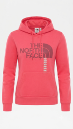 Polera The North Face con Capucha para Mujer – Rosado / Coral - Imagen 2