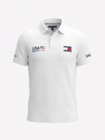 Polo Manga Corta Tommy Hilfiger x U.S. SailGP Team para Hombre – Blanco / US - Imagen 3