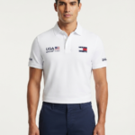 Polo Manga Corta Tommy Hilfiger x U.S. SailGP Team para Hombre – Blanco / US