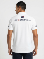 Polo Manga Corta Tommy Hilfiger x U.S. SailGP Team para Hombre – Blanco / US - Imagen 2