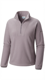 Pulóver Fleece Columbia Glacial IV con Medio Cierre para Mujer – Lila / Malva - Imagen 2