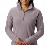 Pulóver Fleece Columbia Glacial IV con Medio Cierre para Mujer – Lila / Malva