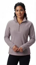 Pulóver Fleece Columbia Glacial IV con Medio Cierre para Mujer – Lila / Malva