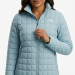 The North Face Thermoball Casaca Acolchada Cuadrada para Mujer Azul Claro