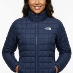 The North Face Thermoball Casaca Acolchada Cuadrada para Mujer Azul Marino