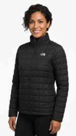 The North Face Casaca Acolchada Cuadrada para Mujer Negro de Pluma - Imagen 2
