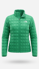 The North Face Thermoball Casaca Acolchada Cuadrada para Mujer Verde - Imagen 2