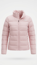 The North Face Casaca Acolchada para Mujer Rosa Claro de Pluma - Imagen 2