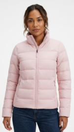 The North Face Casaca Acolchada para Mujer Rosa Claro de Pluma
