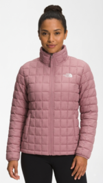 The North Face Casaca Thermoball Acolchada Cuadrada para Mujer Rosa Palo