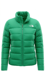 The North Face Casaca Acolchada para Mujer Verde Esmeralda de Pluma - Imagen 2