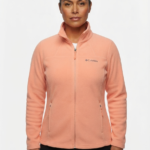 Casaca de Forro Polar Columbia para Mujer con Cremallera – Color Durazno