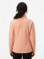 Casaca de Forro Polar Columbia para Mujer con Cremallera – Color Durazno - Imagen 3
