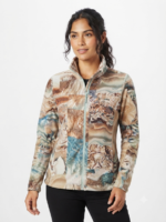 Casaca Fleece Columbia para Mujer con Cremallera y Estampado Paisaje