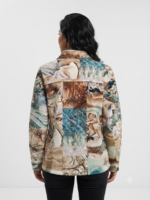 Casaca Fleece Columbia para Mujer con Cremallera y Estampado Paisaje - Imagen 2