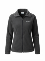 Casaca de Forro Polar Columbia para Mujer – Gris Carbón - Imagen 4