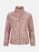 Casaca de Forro Polar Columbia para Mujer – Rosa Empolvado Estampado - Imagen 3