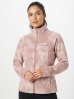 Casaca de Forro Polar Columbia para Mujer – Rosa Empolvado Estampado