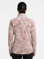 Casaca de Forro Polar Columbia para Mujer – Rosa Empolvado Estampado - Imagen 2