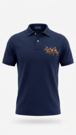 The Iconic Mesh Polo Ralph Lauren Triple Pony para Hombre Azul Marino - Imagen 2