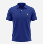 The Iconic Mesh Polo Ralph Lauren Polo para Hombre Azul Real Bordado Amarillo - Imagen 2