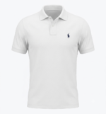 The Iconic Mesh Polo Ralph Lauren Manga Corta para Hombre Blanco - Imagen 2
