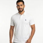 The Iconic Mesh Polo Ralph Lauren Manga Corta para Hombre Blanco