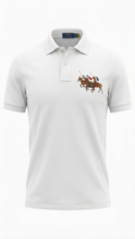 The Iconic Mesh Polo Ralph Lauren Triple Pony para Hombre Blanco - Imagen 2