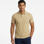 The Iconic Mesh Polo Ralph Lauren Manga Corta para Hombre Caqui