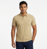 The Iconic Mesh Polo Ralph Lauren Manga Corta para Hombre Caqui