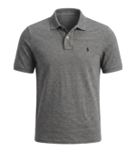 The Iconic Mesh Polo Ralph Lauren Polo para Hombre Gris Medio Jaspeado - Imagen 2