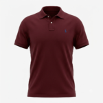 The Iconic Mesh Polo Ralph Lauren Polo para Hombre Guinda Logo Bordado Azul - Imagen 2