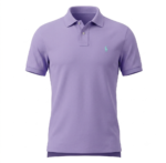 The Iconic Mesh Polo Ralph Lauren Polo para Hombre Lila Lavanda Bordado Verde Agua - Imagen 2
