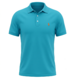 The Iconic Mesh Polo Ralph Lauren Polo para Hombre Turquesa Bordado Naranja - Imagen 2