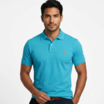 The Iconic Mesh Polo Ralph Lauren Polo para Hombre Turquesa Bordado Naranja