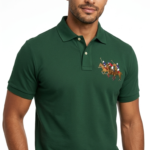 The Iconic Mesh Polo Ralph Lauren Triple Pony para Hombre Verde Botella