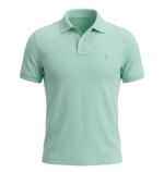 The Iconic Mesh Polo Ralph Lauren Manga Corta para Hombre Verde Menta - Imagen 2