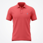 The Iconic Mesh Polo Ralph Lauren Manga Corta para Hombre Coral - Imagen 2