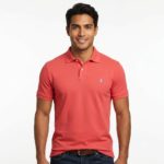 The Iconic Mesh Polo Ralph Lauren Manga Corta para Hombre Coral