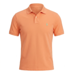The Iconic Mesh Polo Ralph Lauren Regular Fit para Hombre Melocotón / Naranja Claro - Imagen 2