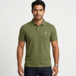 The Iconic Mesh Polo Ralph Lauren Manga Corta para Hombre Verde Olivo