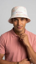 Columbia Sombrero Piluso Bucket Hat Reversible para Mujer Estampado Floral y Coral Pastel - Imagen 6