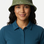 Columbia Sombrero Piluso Bucket Hat Reversible para Mujer Estampado Botánico y Verde Salvia