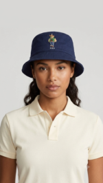 Polo Ralph Lauren Sombrero Piluso Bucket Hat Polo Bear Azul Marino - Imagen 2