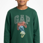 Polera GAP Kids Verde Cuello Redondo para Niño
