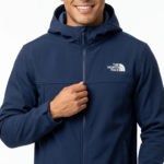The North Face Casaca Cortaviento con Capucha para Hombre Azul Marino
