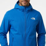 The North Face Casaca Cortaviento con Capucha para Hombre Azul Rey